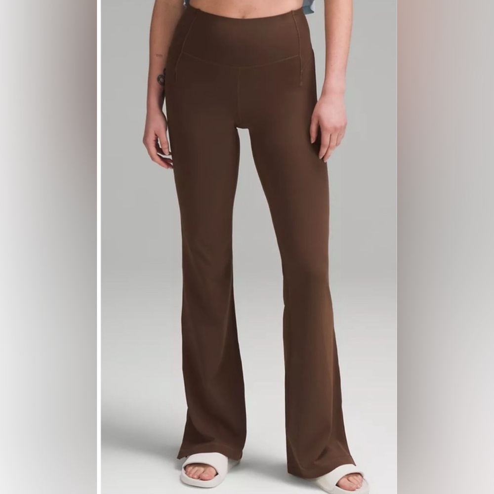 Lululemon Groove High Rise Split Hem Nulu Pants